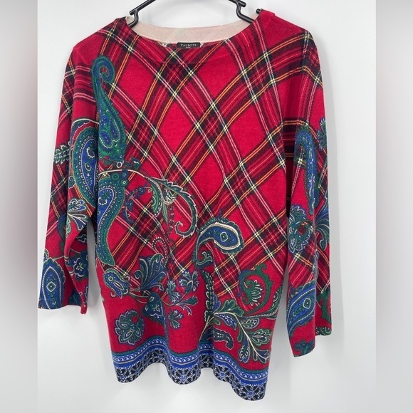 Talbots Women’s Pure Merino Wool Sweater Top, Size XL Petite - Picture 1 of 4